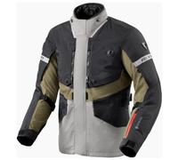 Revit Neptune 3 Motorcycle Motorbike Gore-Tex Jacket Black / Dark Green / Grey