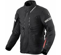 Rev'it Neptune 3 Gore-Tex Waterproof Textile Motorcycle Jacket - Black / Black