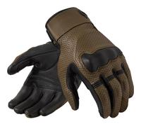 Rev'it New Heights Motorcycle Perforated Leather Gloves - Brown / Black