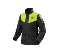 Revit Nitric 4 H2O Motorcycle Rain Jacket, black/yellow, size XXL