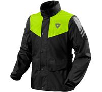 Revit Nitric 4 H2O Motorcycle Rain Jacket, black/yellow, size XXL