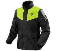 Rev'it Nitric 4 H2O Waterproof Motorcycle Motorbike Over Jacket - Black/Yellow