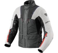 Revit Offtrack 2 H2O Motorcycle Textile Jacket, black-grey-silver, size 3XL for Men