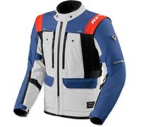 Revit Offtrack 3 H2O waterproof Motorcycle Textile Jacket, grey-blue, size S for Men