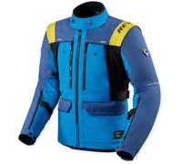 Revit Offtrack 3 H2O waterproof Motorcycle Textile Jacket, blue/blue, size 3XL