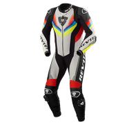 Revit Quantum 3, leather suit 1pcs. 52 Light Grey/Black/Neon-Yellow