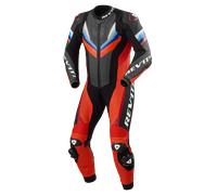 REV'IT! One Piece Quantum 3 MC Leather Suit Neon Red/Black50 Neon Red,Black