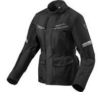 Revit Outback 3 Ladies Motorcycle Textile Jacket, black-silver, size 36 for Women