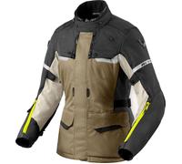 Revit Outback 4 H2O, textile jacket waterproof women 42 Olivee/Dark Grey/Light Grey