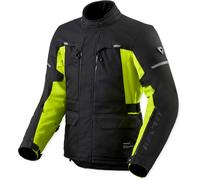Revit Outback 5 H2O waterproof Motorcycle Textile Jacket, black-yellow, size L for Men