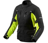 Revit Outback 5 H2O, textile jacket waterproof women 34 Black/Neon-Yellow
