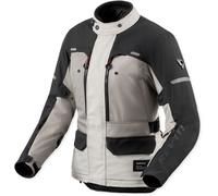 Revit Outback 5 H2O waterproof Ladies Motorcycle Textile Jacket, black-silver, size 36 for Women
