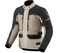 Revit Outback 5 H2O waterproof Motorcycle Textile Jacket, black-beige, size XL for Men