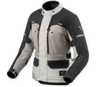 Revit Outback 5 H2O waterproof Ladies Motorcycle Textile Jacket, black-silver, size 36 for Women