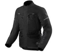 REV'IT! Jacket Outback 5 H2O – Waterproof Textile Motorcycle Jacket – Black S Men's