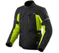 Revit Outback 5 H2O waterproof Motorcycle Textile Jacket, black-yellow, size M for Men