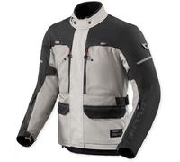 REV'IT! Motorcycle Textile Jacket Outback 5 H2O Waterproof Black/Silver 3XL Men