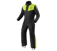Revit Pacific 4 H2O 1-Piece Motorcycle Rain Suit, black-yellow, size L for Men