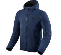 Rev'it Parabolica Hooded Textile Motorbike Motorcycle Jacket - Dark Blue