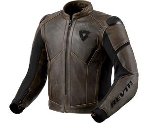 Revit Parallax, leather/textile jacket 50 Brown/Black