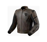 Revit Parallax Motorcycle Motorbike Leather Jacket Brown