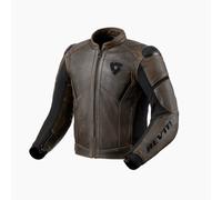 Revit Parallax Winter Removable Liner Leather Motorcycle Jacket Brown Size 56