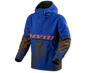 Revit Photon waterproof Motorcycle Textile Jacket, blue-orange, size L for Men