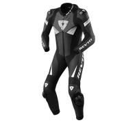 Rev'it! Piece Suit Argon 2 Leather Suit Black/White52 Black,White