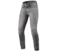 Revit Piston 3 Skinny Motorcycle Jeans, grey, size 32 34 for Men