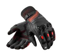 Revit Positron perforated Motorcycle Gloves, black/red, size 2XL