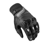Revit Positron perforated Motorcycle Gloves, black-white, size M for Men