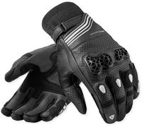 Revit Positron perforated Motorcycle Gloves, black-white, size 2XL for Men