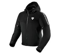 Revit Proxy H2O Motorcycle Motorbike Hooded Textile Jacket Black / White