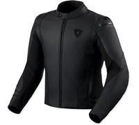 Revit Quadratic, leather jacket perforated 56 Black