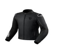 Revit Quadratic Moto Motorcycle Motorbike Leather Jacket Black / White