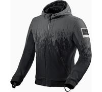 Revit Quantum 2 WB Motorcycle Hoodie / Textile Jacket, black/white, size XL