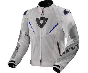 Rev'it Quantum 3 Air Textile Motorcycle Urban Sports Jacket - Silver / Blue