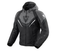 Revit Quantum 3 H2O waterproof Motorcycle Textile Jacket, black/dark grey, size S