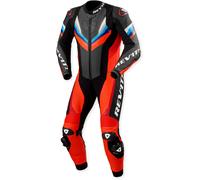 Revit Quantum 3, leather suit 1pcs. 46 Neon-Red/Black/Blue