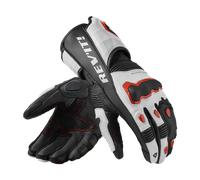 Revit Quantum 3 Motorcycle Gloves, black-white-red, size XL for Men