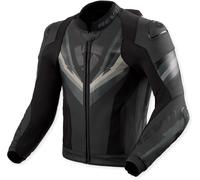 Revit Quantum 3 Pro, leather jacket 52 Black/Grey