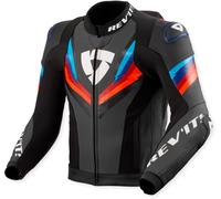 Revit Quantum 3 Pro, leather jacket 56 Black/Red/Blue