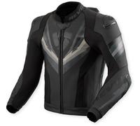 Revit Quantum 3 Pro perforated Motorcycle Leather Jacket, black/anthracite, size 48