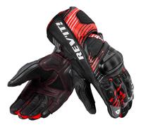 Rev'it Revit Apex Neon Red/Black Motorcycle Gloves, All Seasons, Leather