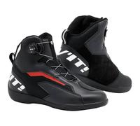 Revit Jetspeed Pro Motorcycle Shoes, black-white-red, size 44 for Men