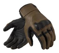 Revit New Heights perforated Motorcycle Gloves, black-brown, size L