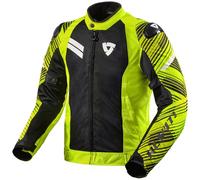 Revit Apex Air H2O Motorcycle Textile Jacket, black-yellow, size S
