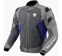 Revit Control Air H2O waterproof Motorcycle Textile Jacket, grey-blue, size 2XL for Men