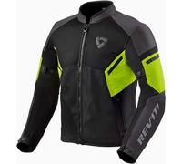 Revit GT-R Air 3 Motorcycle Textile Jacket, black-yellow, size 2XL