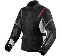 Revit Horizon 3 H2O Ladies Motorcycle Textile Jacket, black-red, size 40 for Women